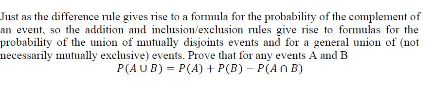 Just as the difference rule gives rise to a