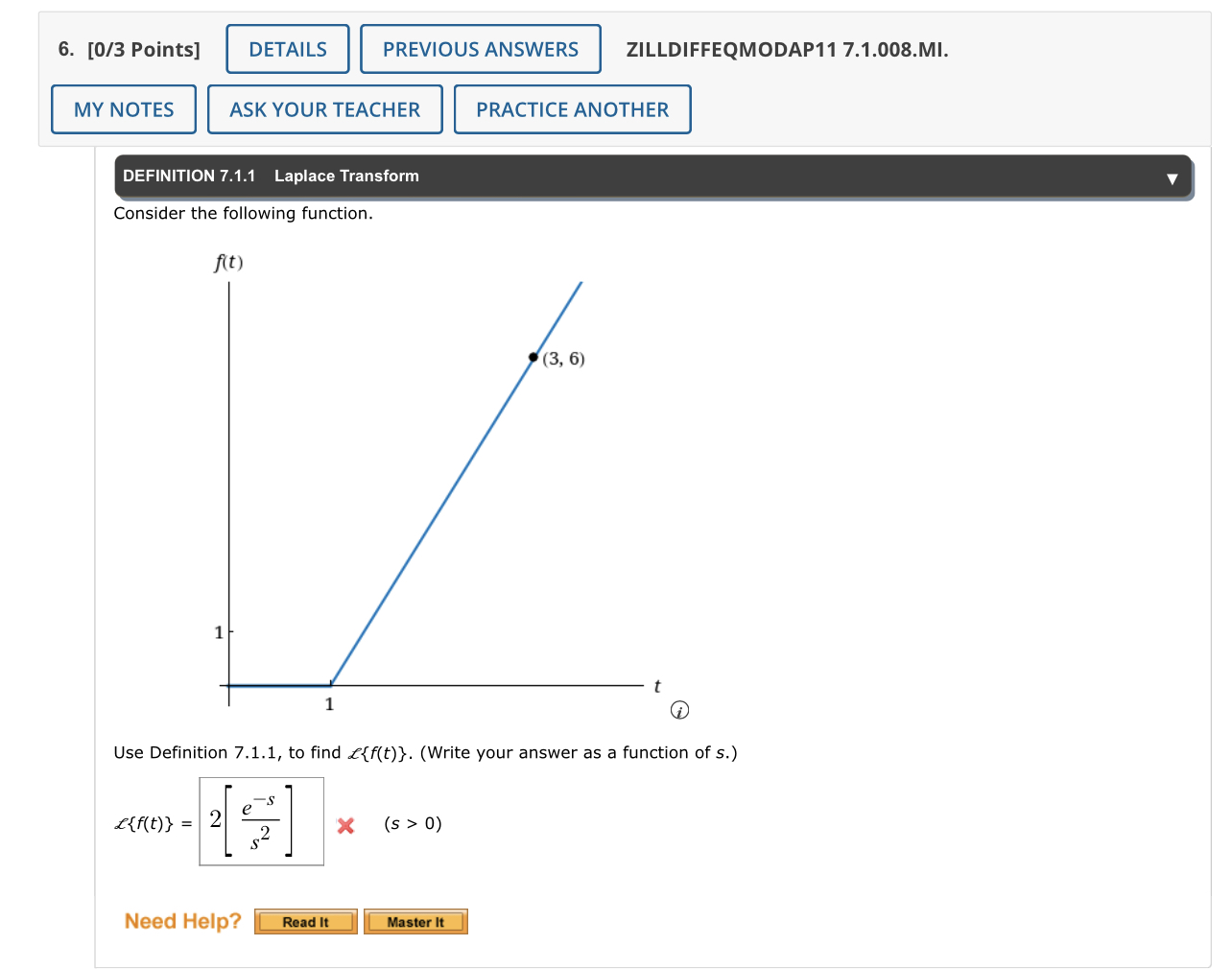 1. [0/2 Points] DETAILS PREVIOUS ANSWERS