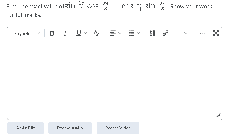 Determine the exact value forCSC ig. Show your