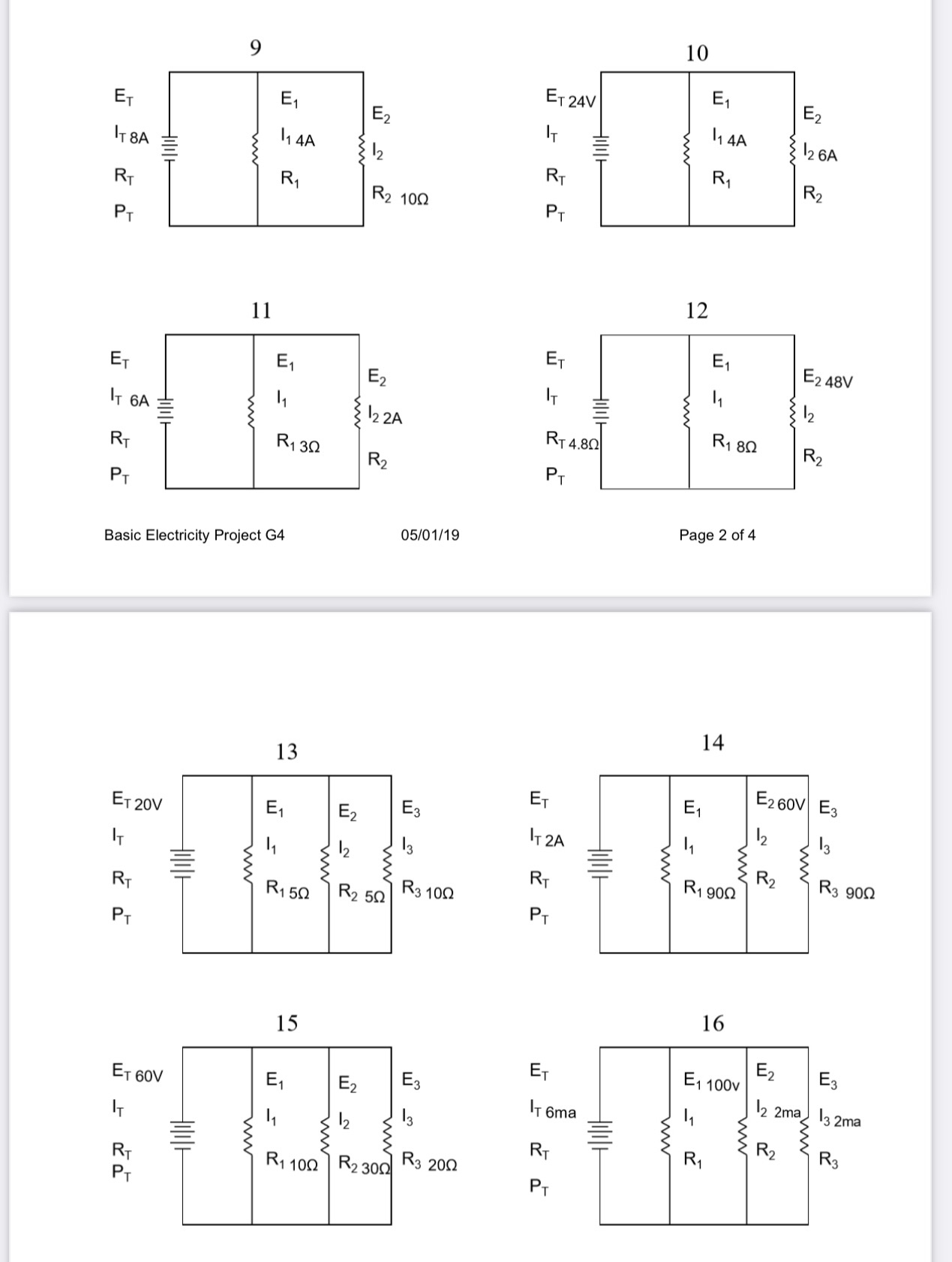 OBJECTIVE:Determine current flow using fixed