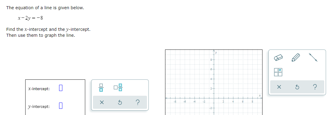 question 1 \fThe equation of a line is given