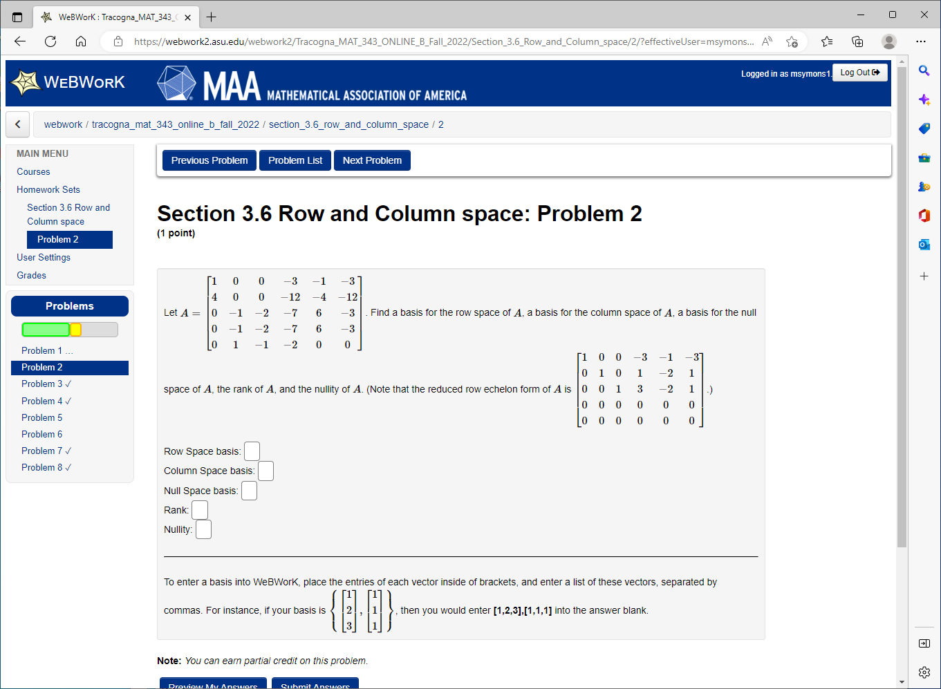 + X WeBWork : Tracogna_MAT_343_( x C A &