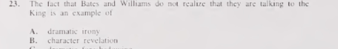 23. The fact that Bates and Williams do not