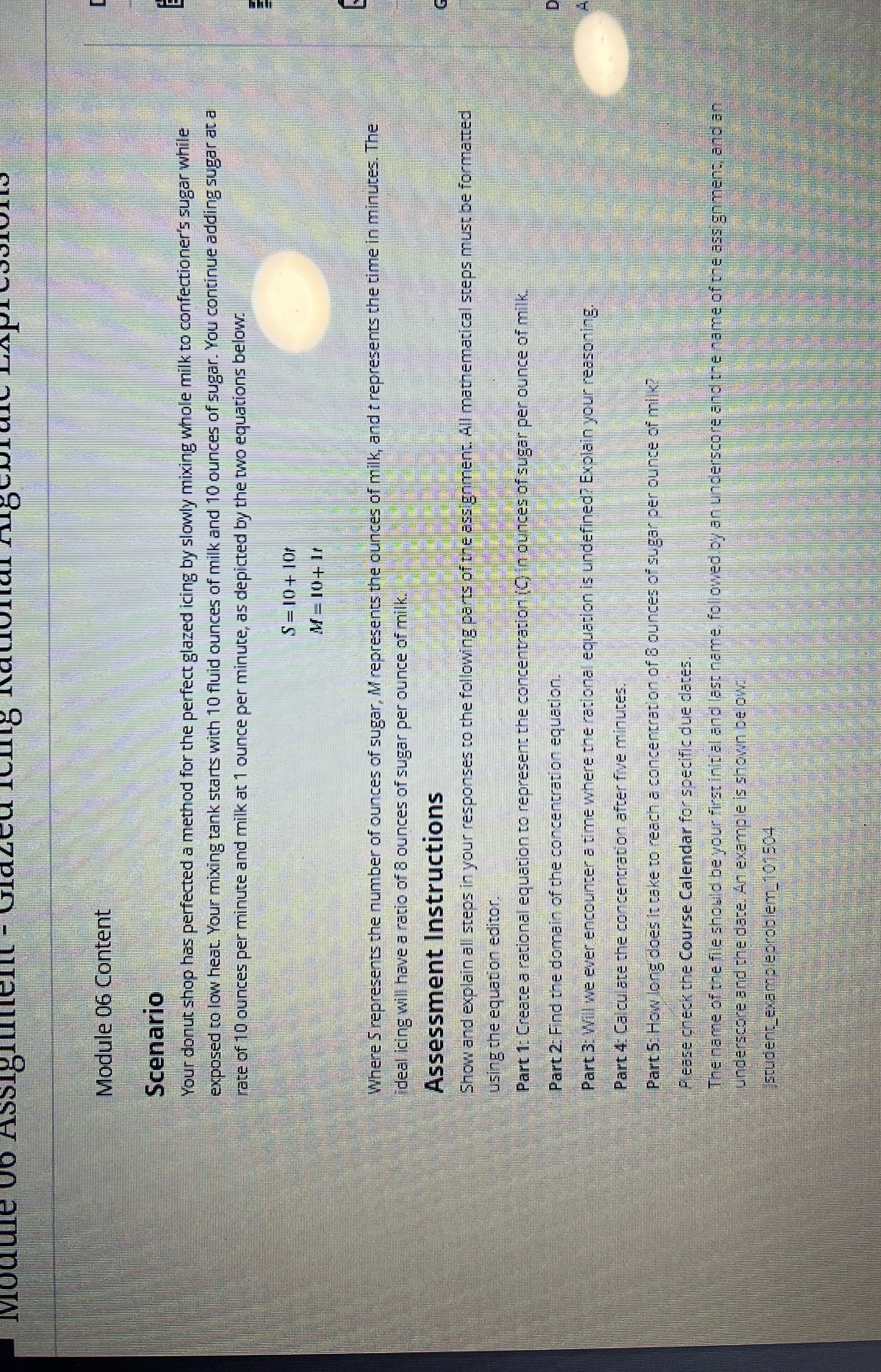 Module V ASSIgluten Module 06 Content Scenario