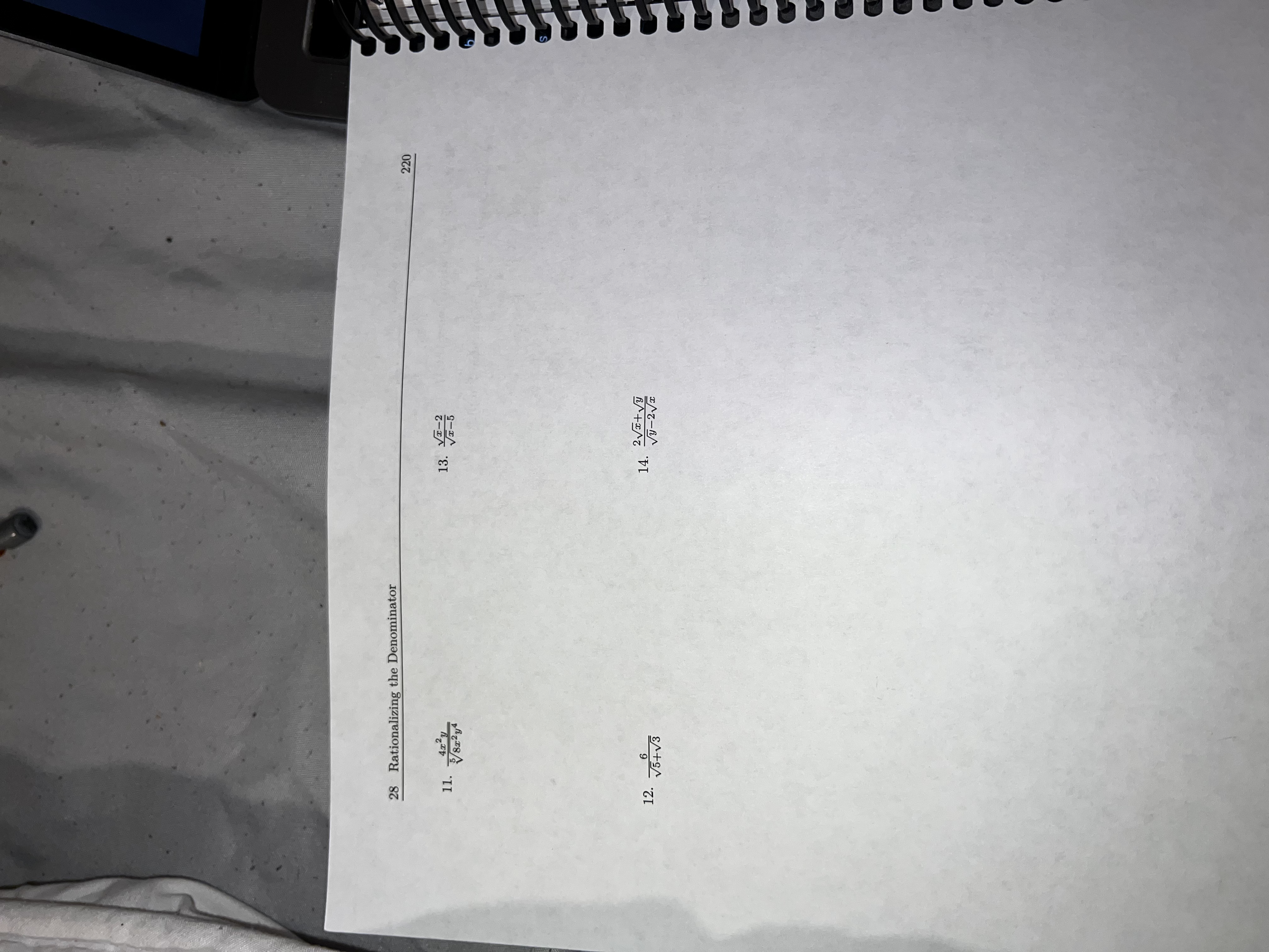 Answer these questions please \f28 Rationalizing