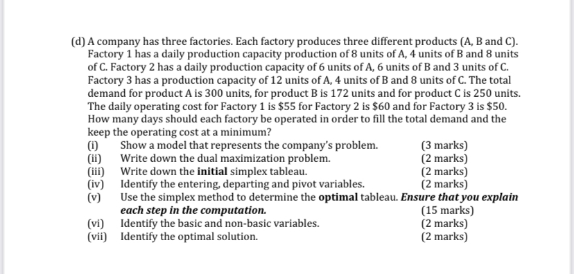 I would like some assistance with the following