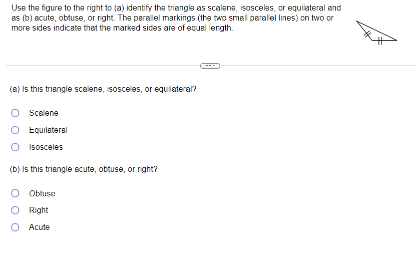 Use the figure to the right to? (a) identify the