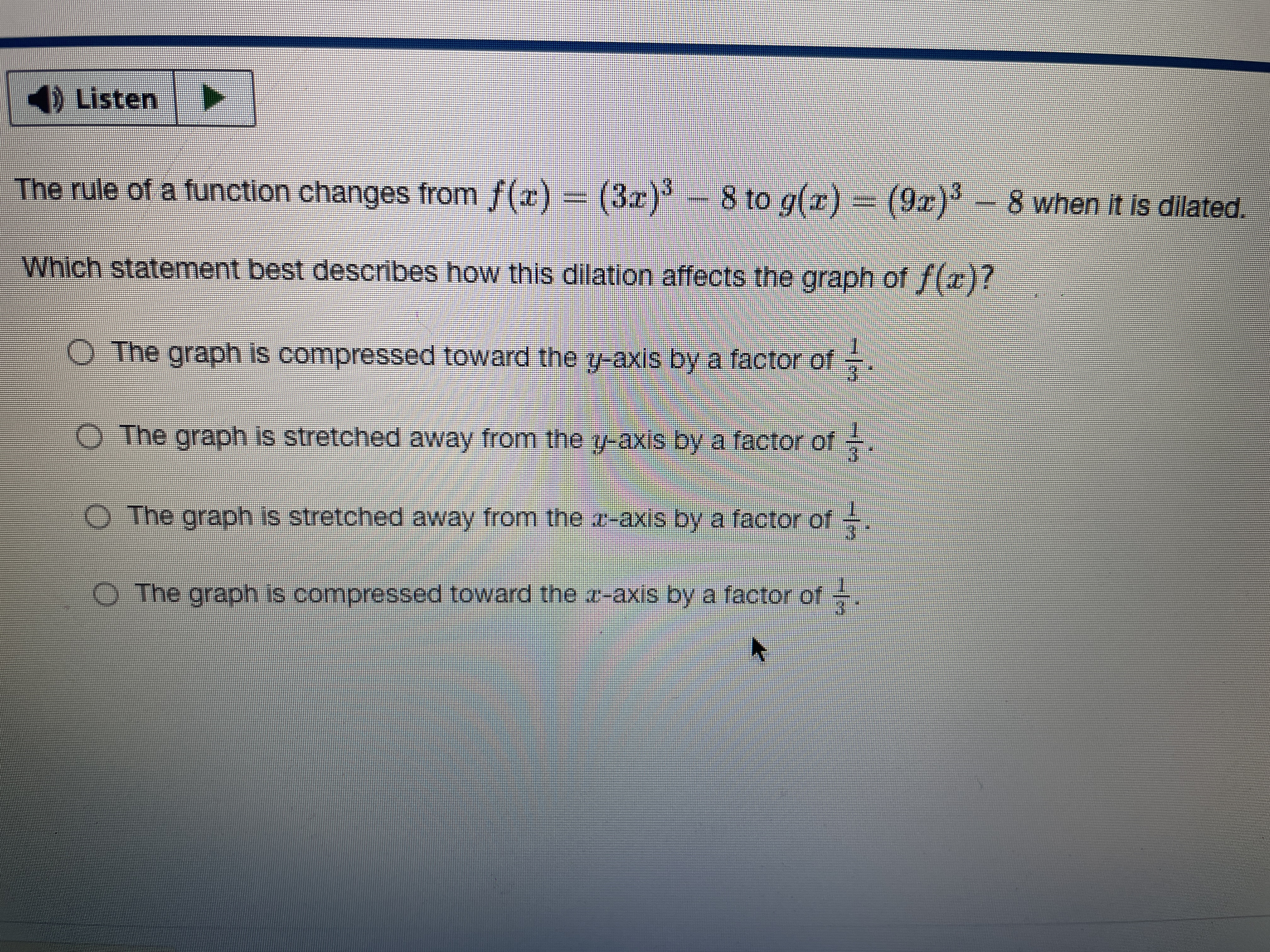 Listen The rule of a function changes from f(x) -