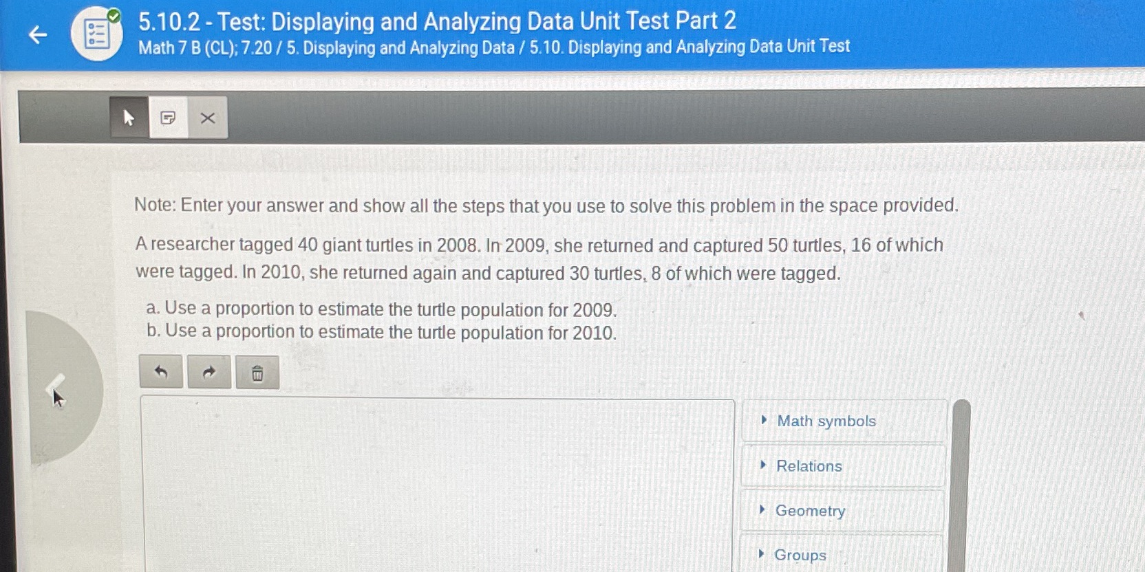 C 5.10.2 - Test: Displaying and Analyzing Data