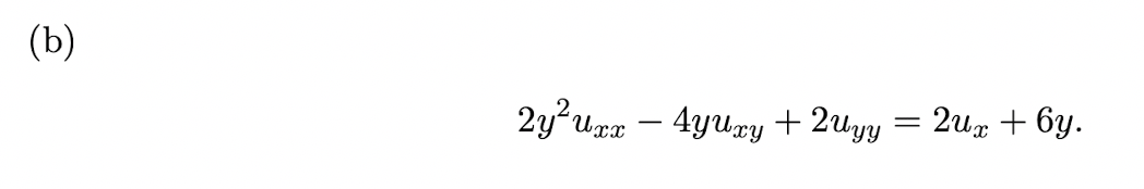 Transfer the following equation to normal form