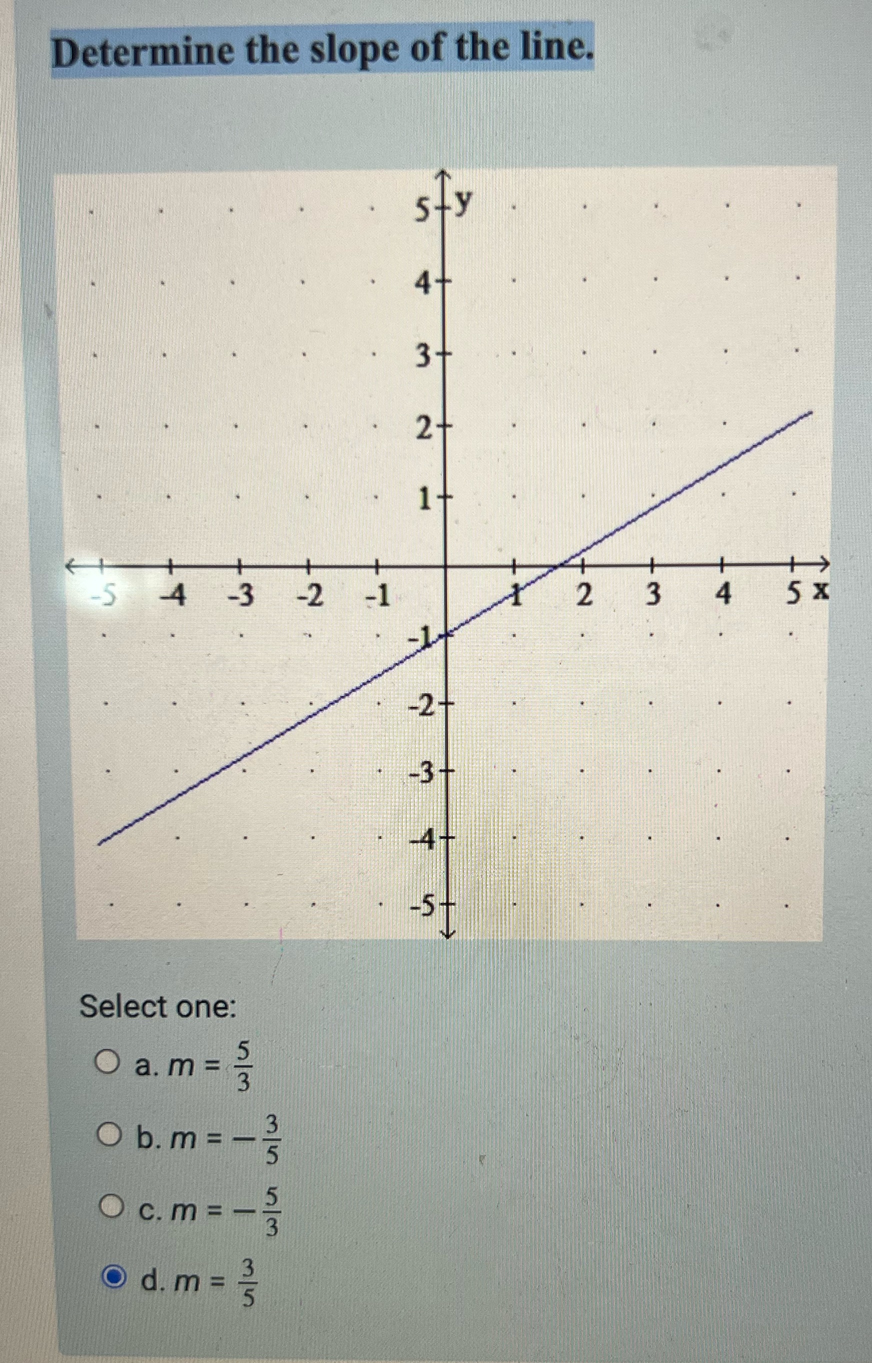 What is the correct answer from the options