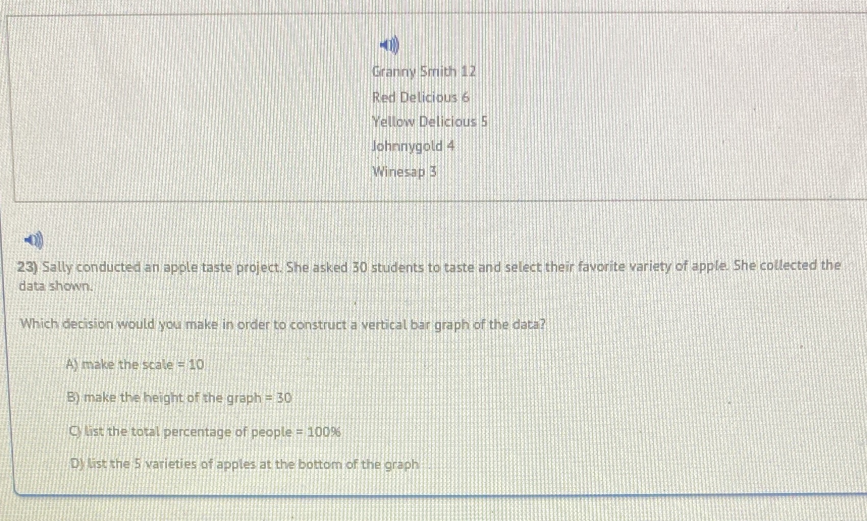 Granny Smith 12 Red Delicious S Yellow Delicious