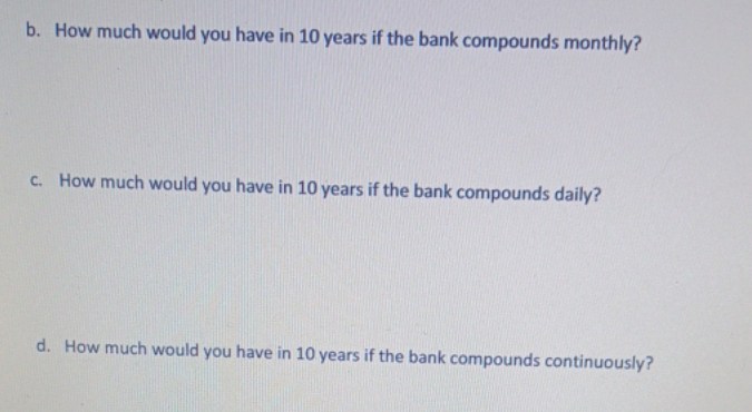 you decided to put $5,000 in savings 10 years