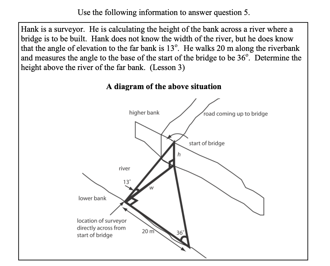 1.Solve for the unknown angle C. A 470 6.4 m B X