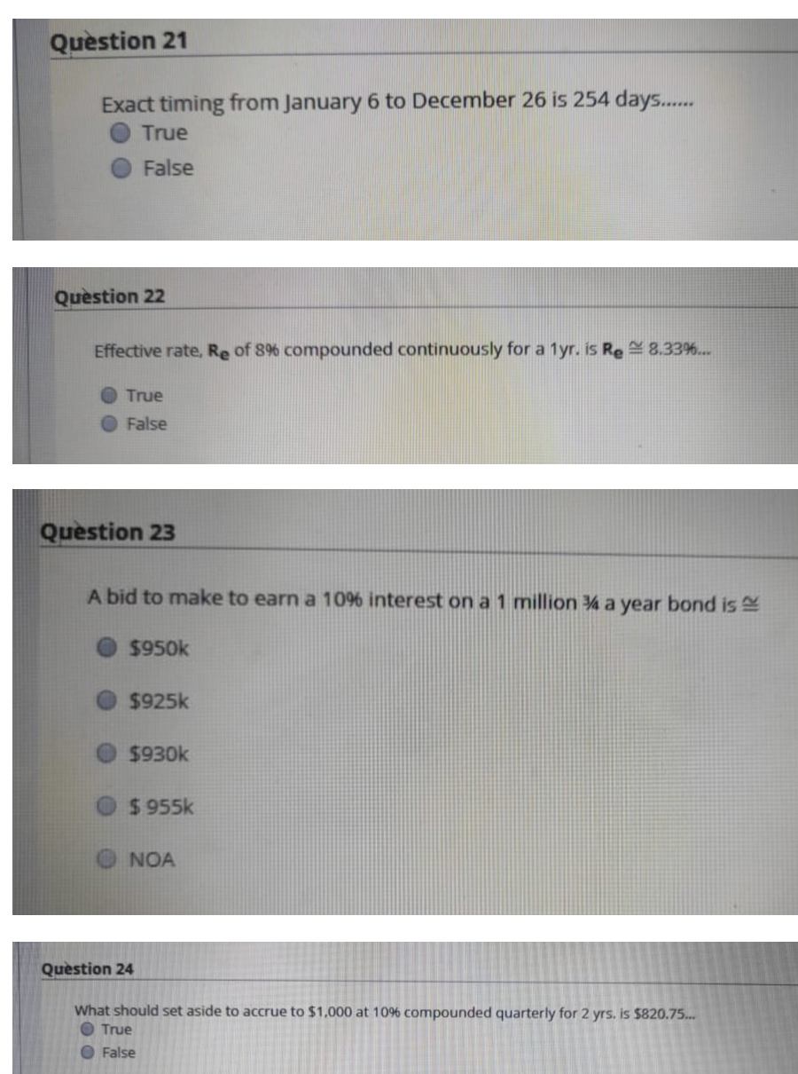 ANSWER THE FOLLOWING Question 25 Number of