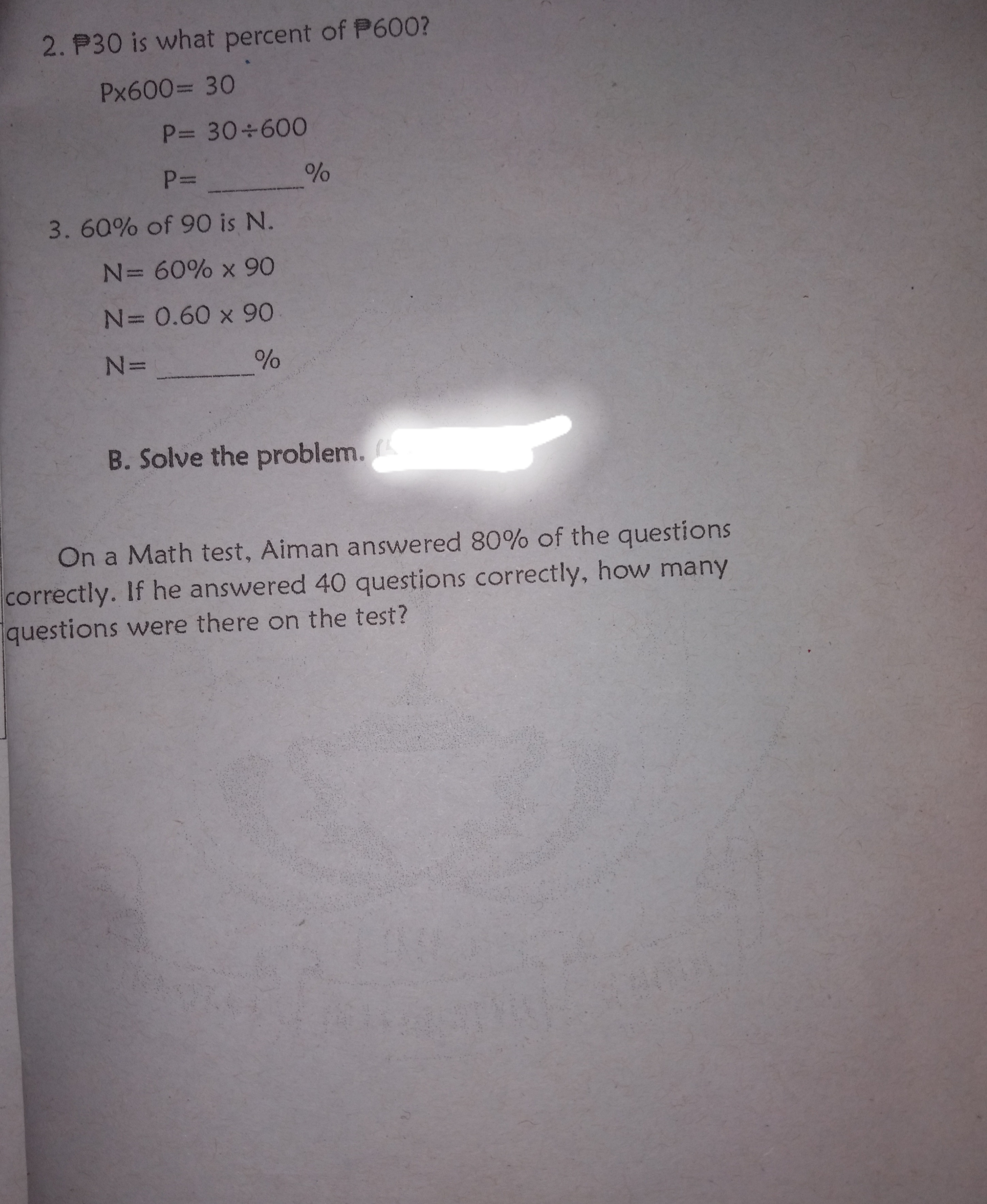 Exercises: MODULE 3 LINKING RATIO, RATE, AND