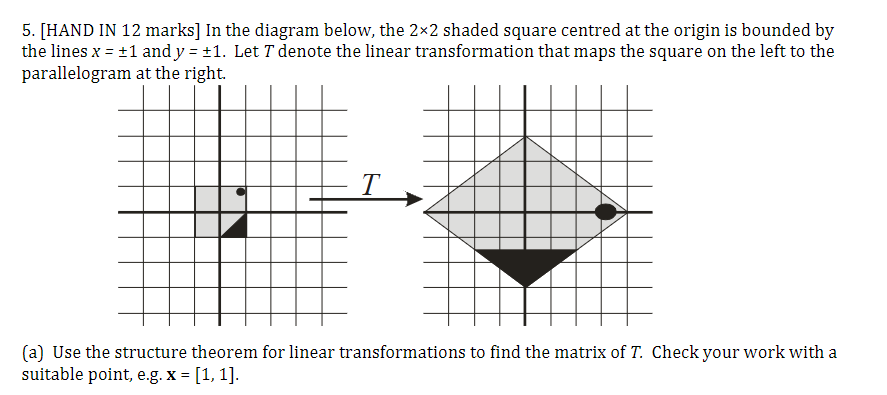 5. [HAND IN 12 marks] In the diagram below, the