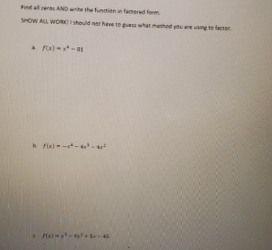 solve all questions and please explain how you