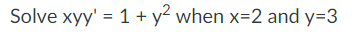 (3a) DIFFERENTIAL EQUATION PLEASE SOLVE AND SHOW