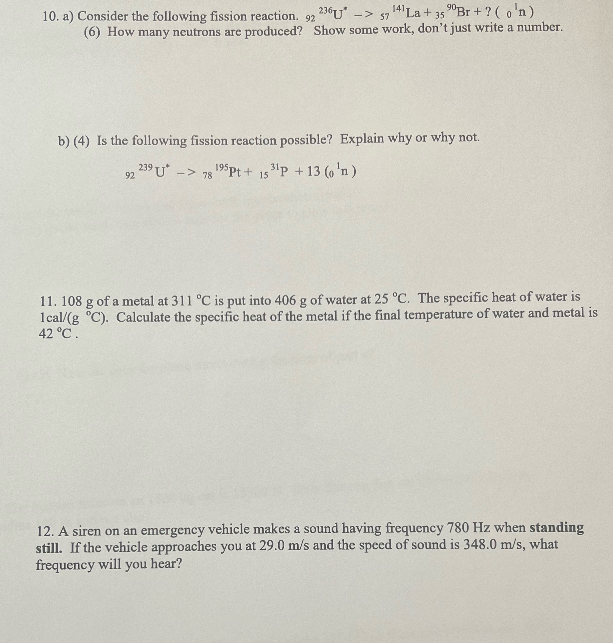 Pls answer & show work 10. a) Consider the