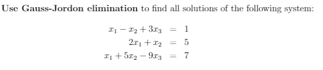 Use parametric equations to describe its solution