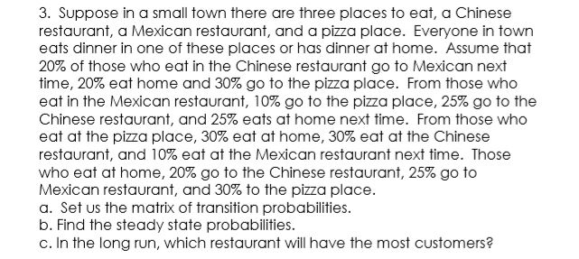 please help me answer the following in a step by