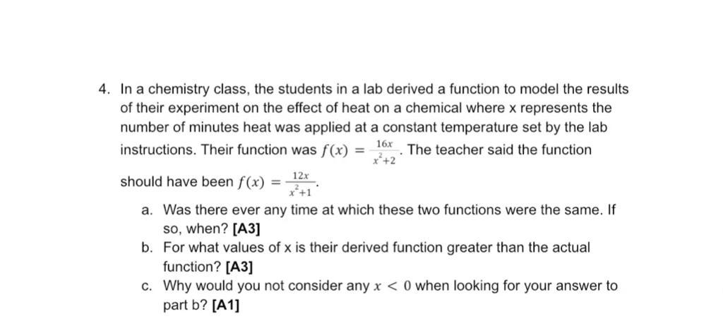 having trouble with part b) of this question 4.