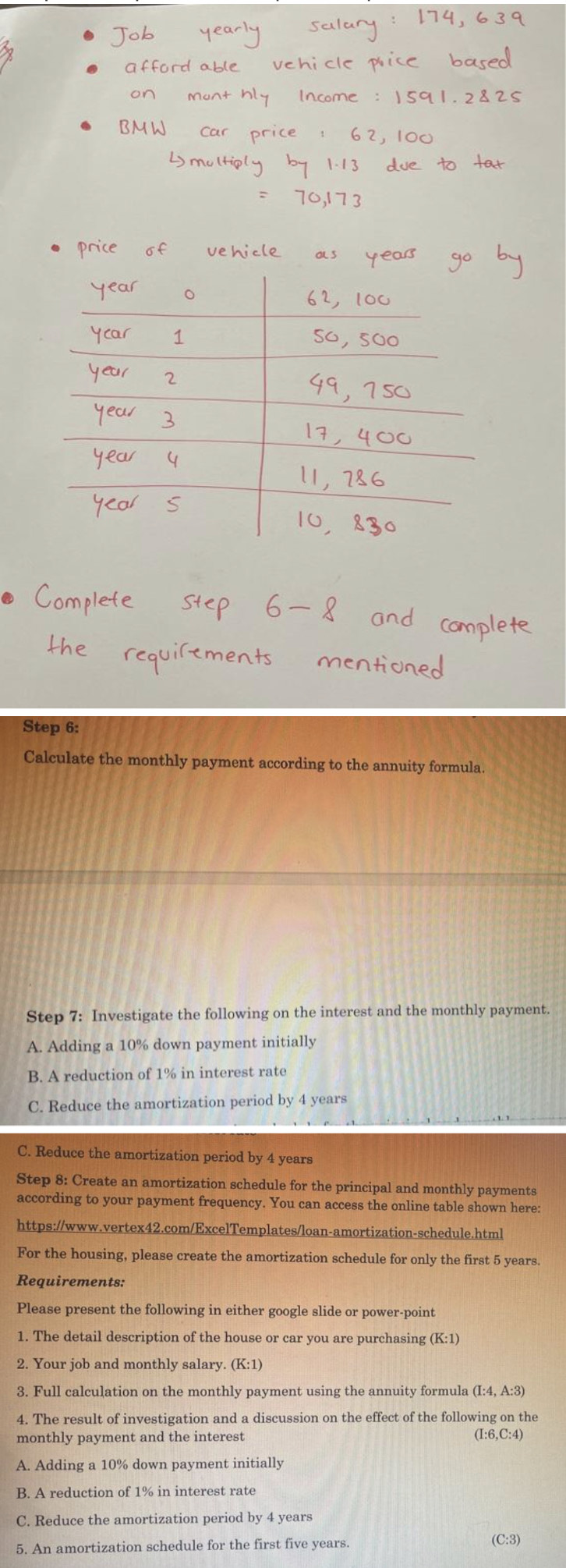 please answer all yearly Salary : 174, 639 . Job