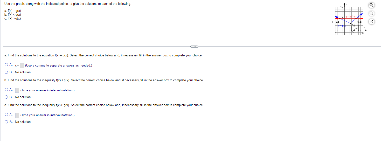 Use the graph, along with the indicated points,