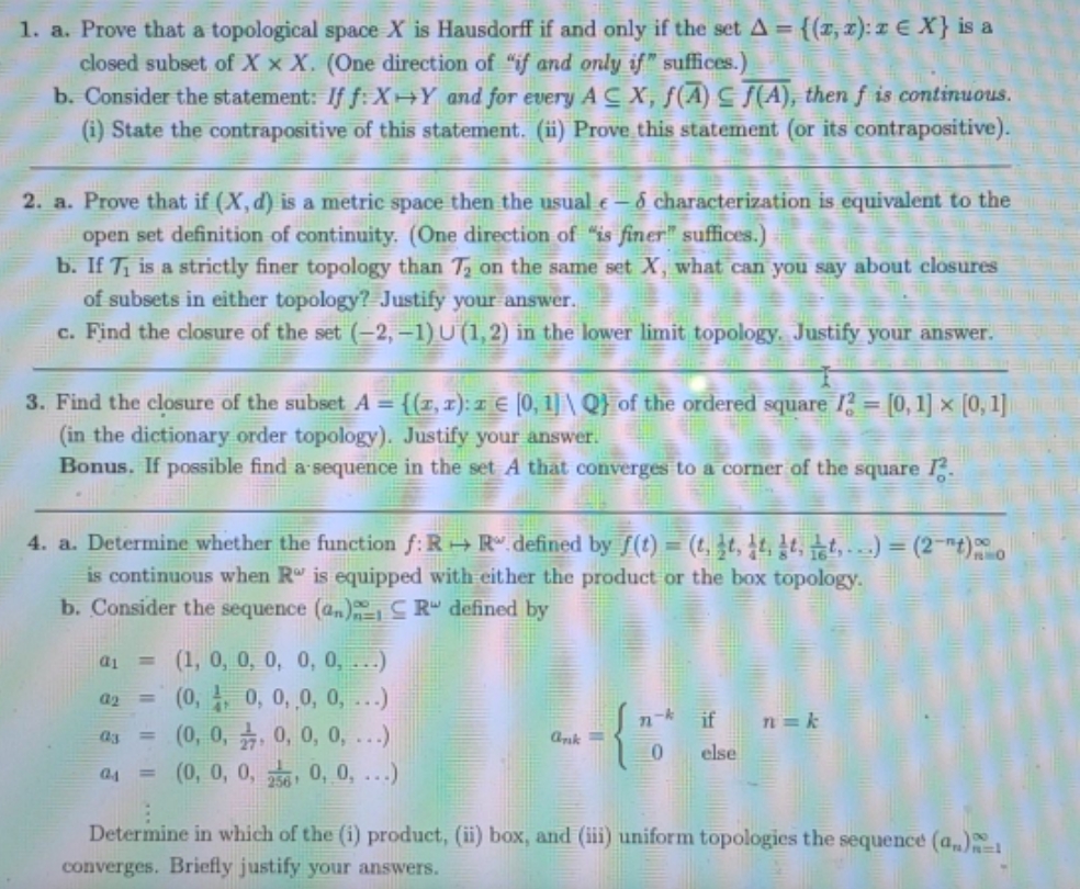 Please solve numbers #1,#2,#3, and #4. 1. a.