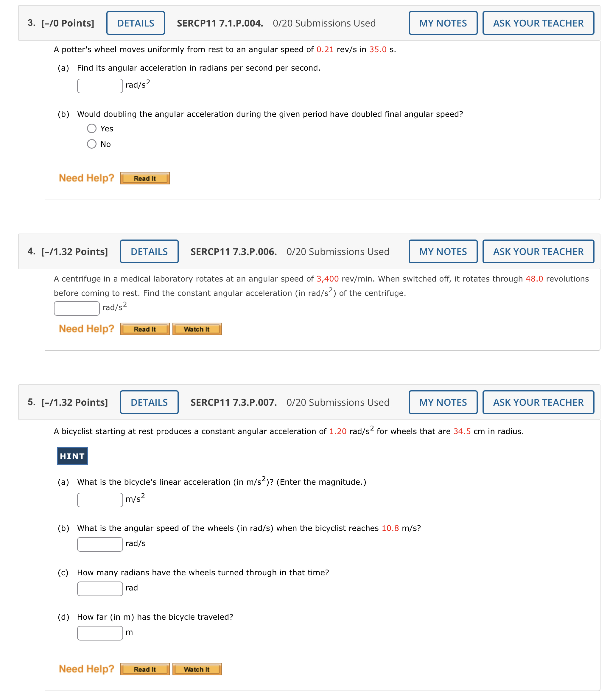 3. [-10 Points] DETAILS SERCP11 7.1.P.004. 0/20