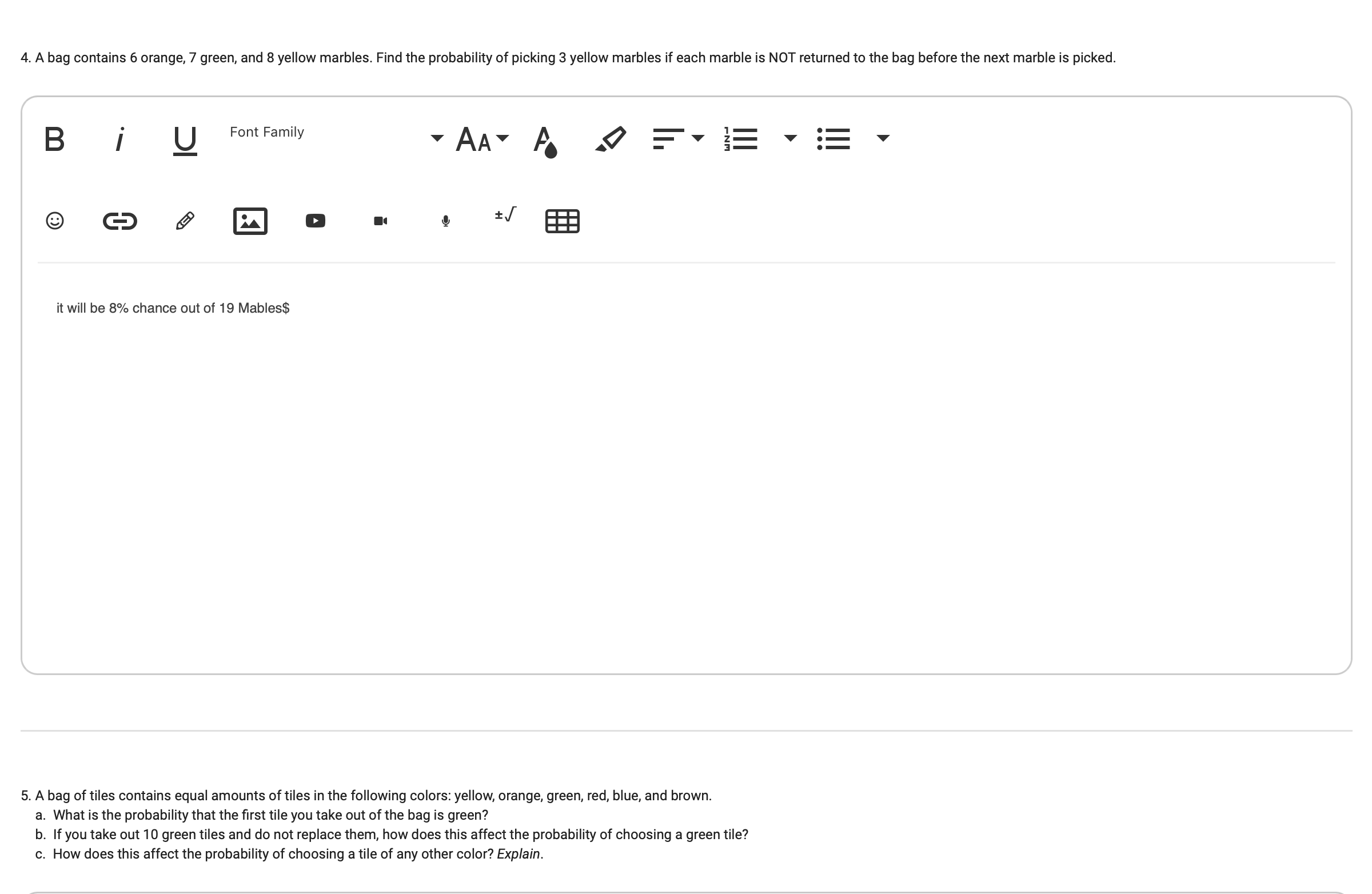 s saved 1. From a committee of 3 girls and 6
