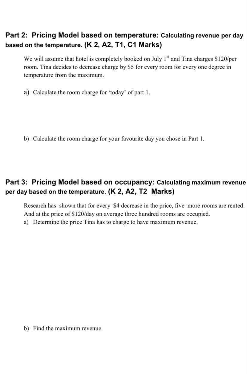 this is culmunating task Part 4: Tina's