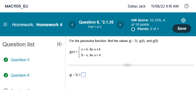 This is a 3 part question. Please solve for