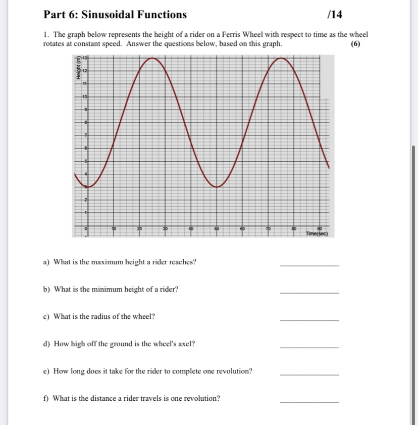 please show explanation for each Part 5: