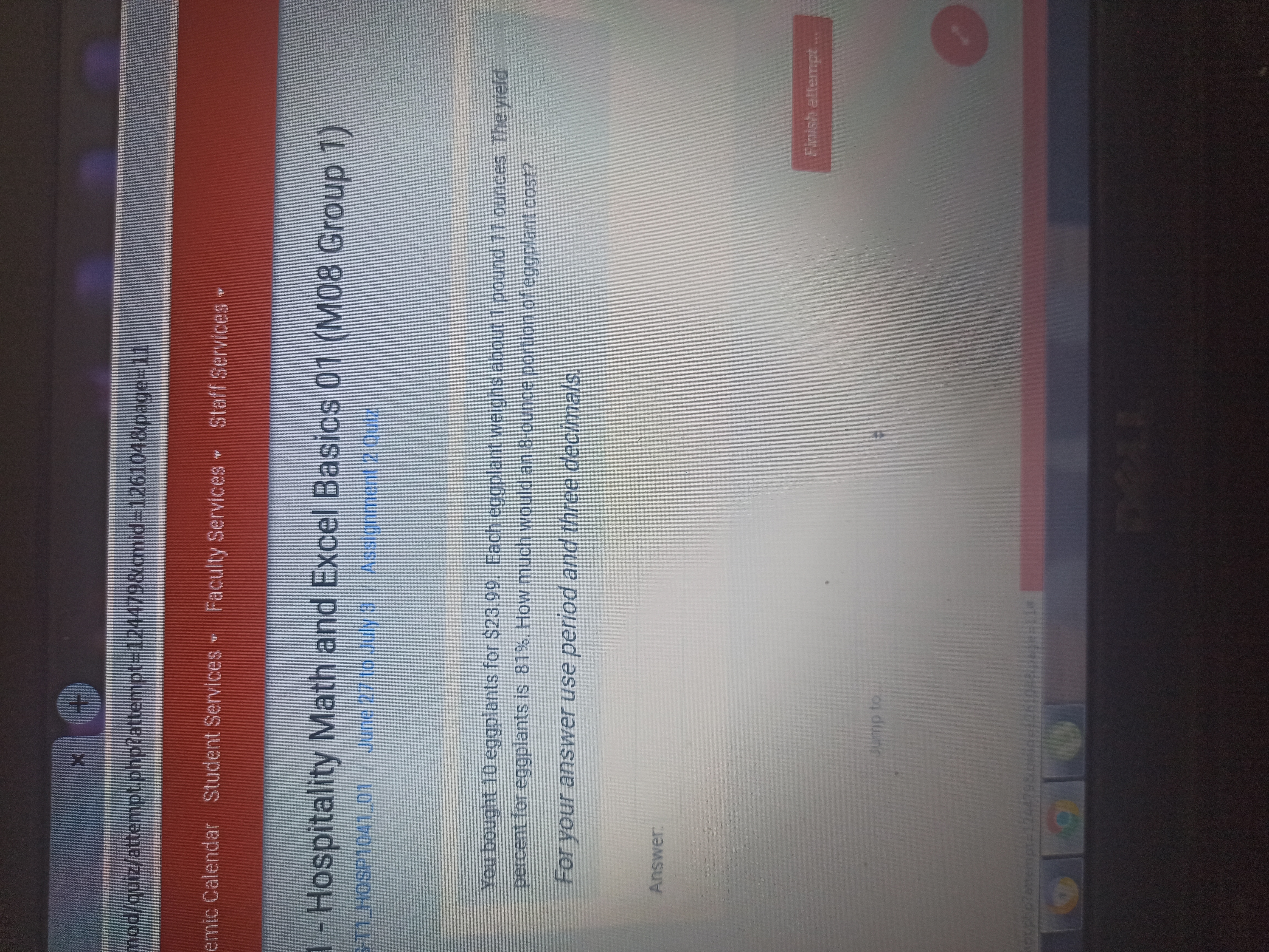 emic Calendar Student Services - Faculty Services