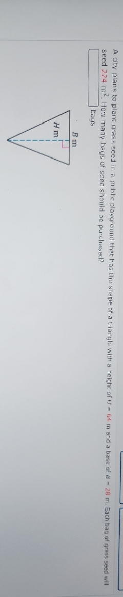 A city plans to plant grass seed in a public