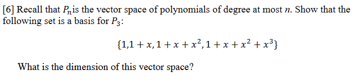 Please solve and show all work. Thanks. [6]