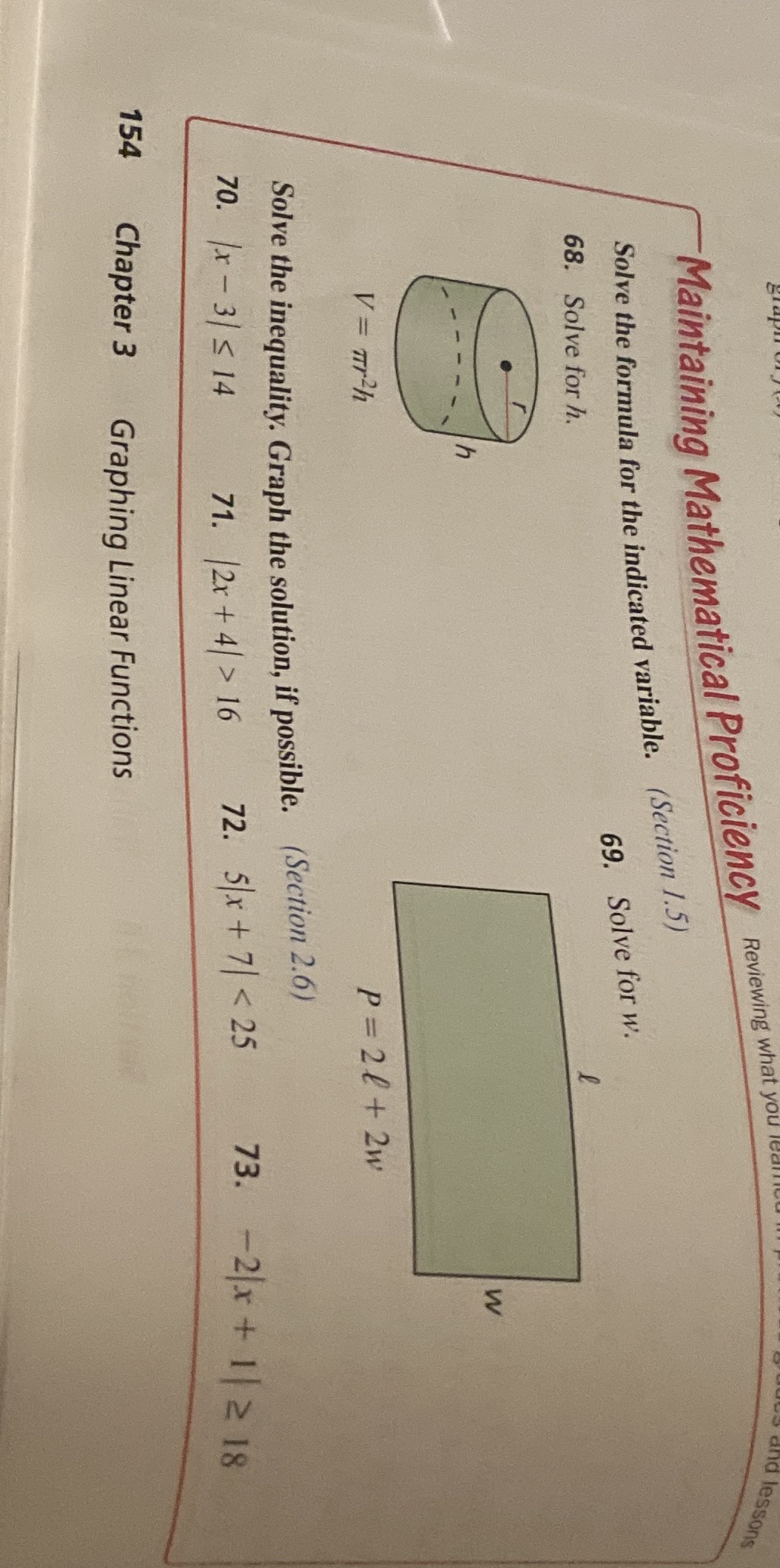 68,69,70,71,72,73 Reviewing what you Maintaining