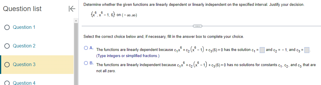 Determine the largest interval (a,b) for which
