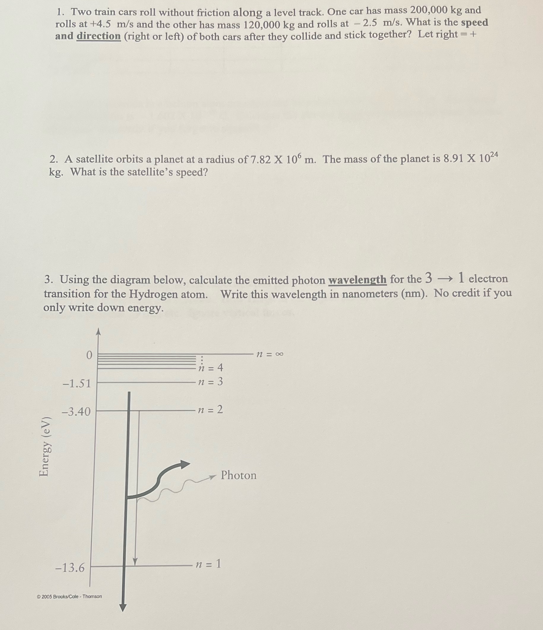 Pls write out & show work for all thank you! 1.