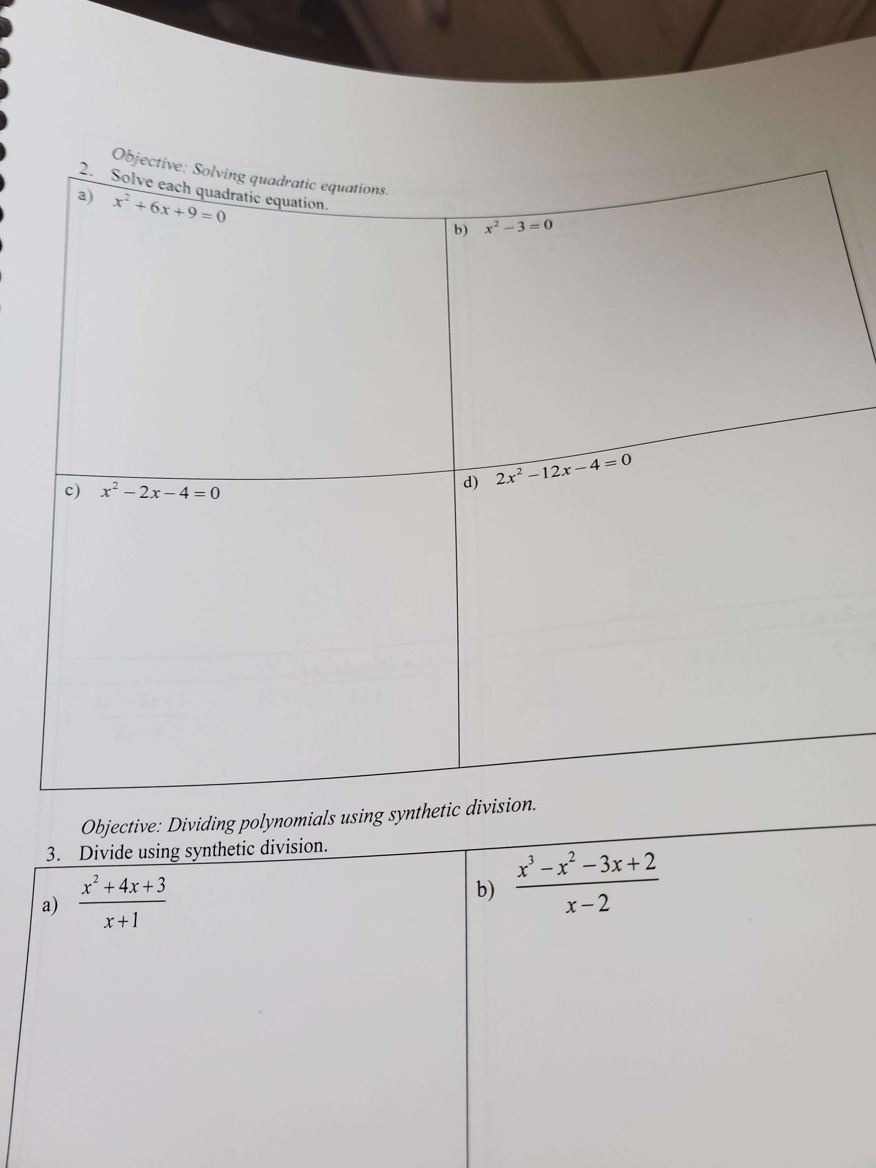 I need help with these math questions.