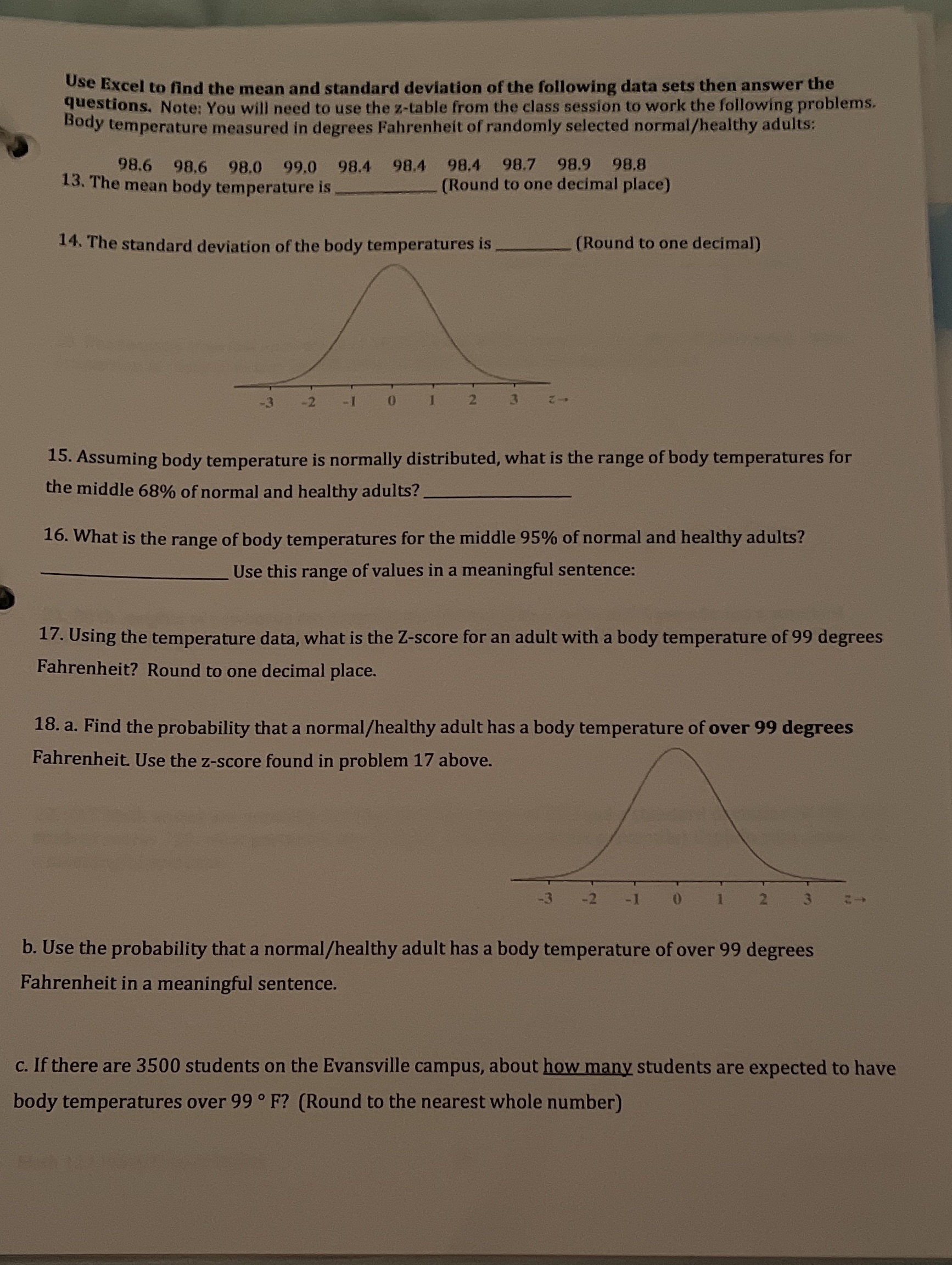 Please help with explanation Use Excel to find