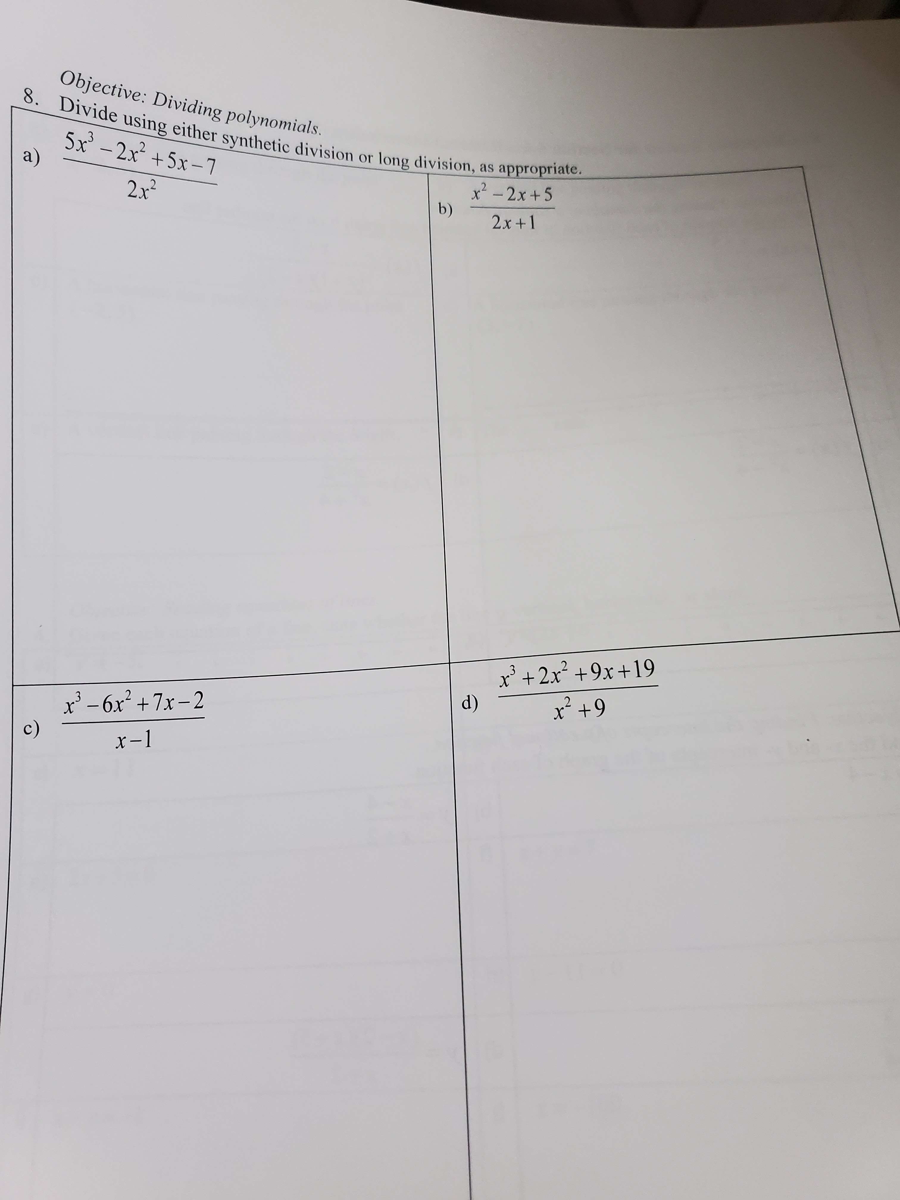 I need help with these math questions.