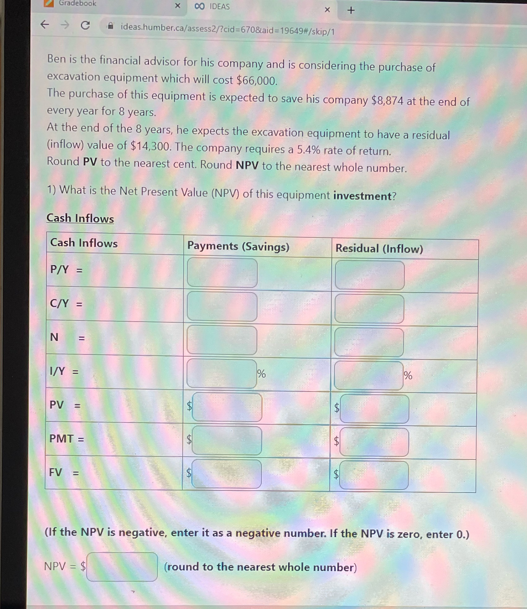Gradebook X DO IDEAS X + - C