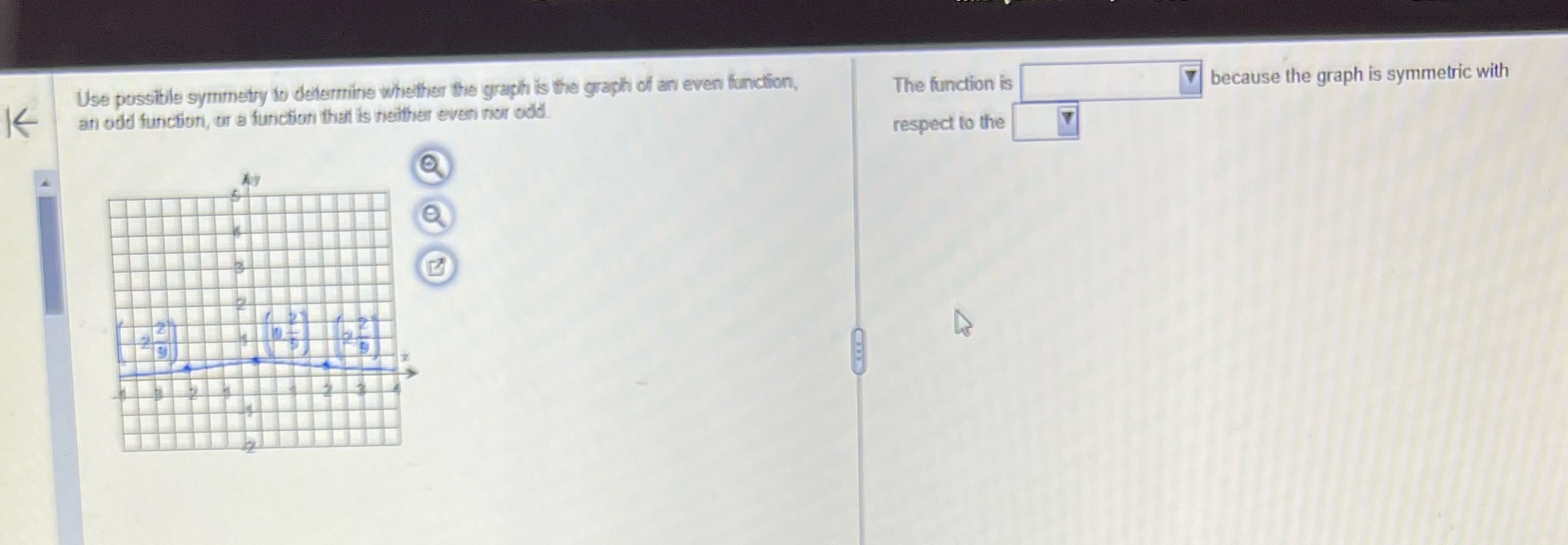 K Use possible symmetry to determine whether the