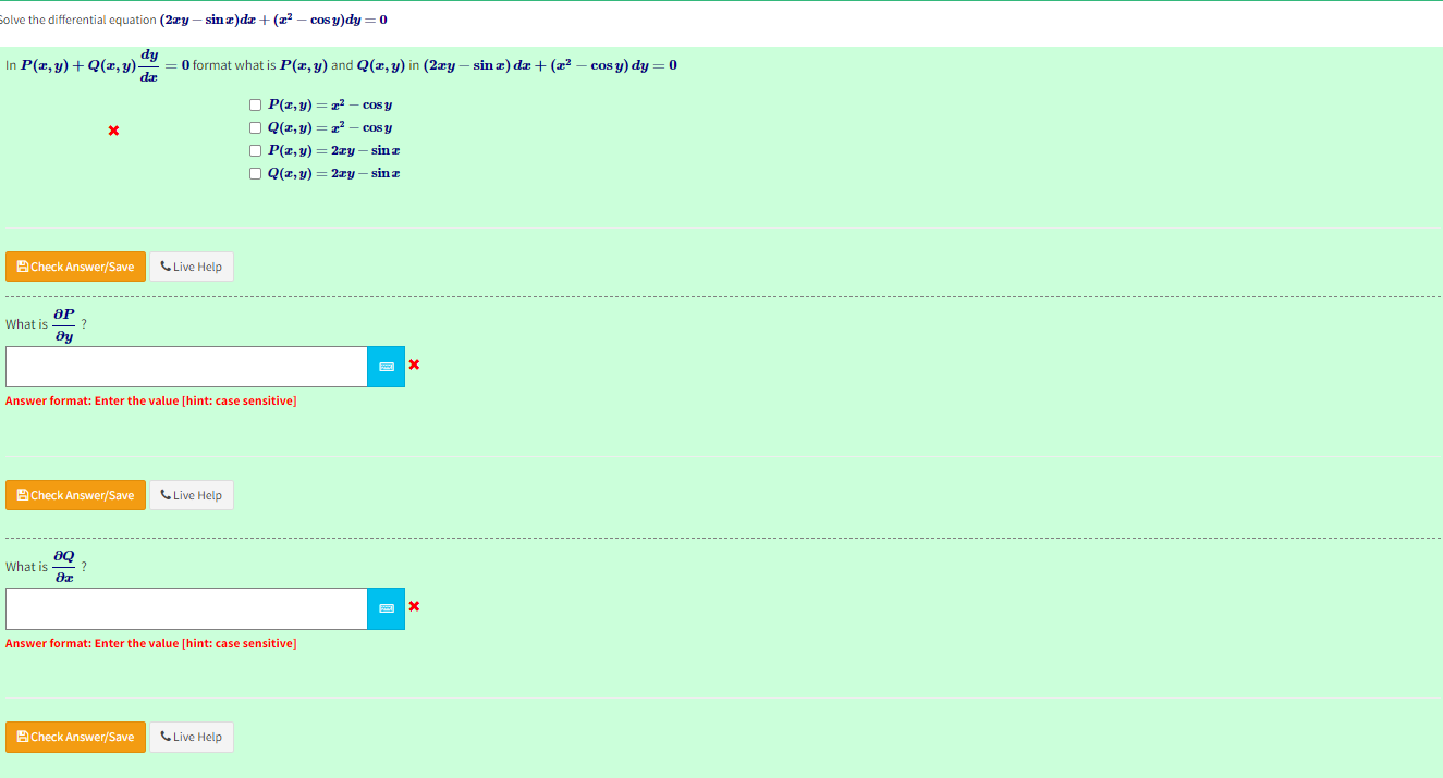 "+ 2ry = zy" (Bernoulli Equation) What is the