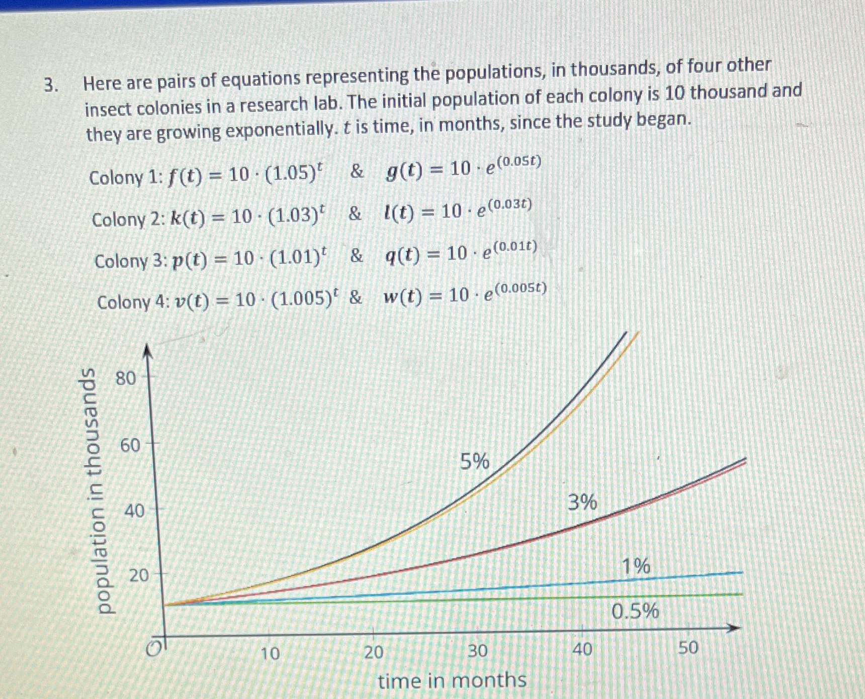3. Here are pairs of equations representing the