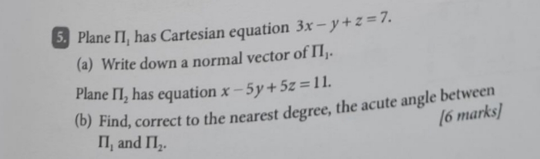 Advanced maths Vrctor. need solution step. 5.