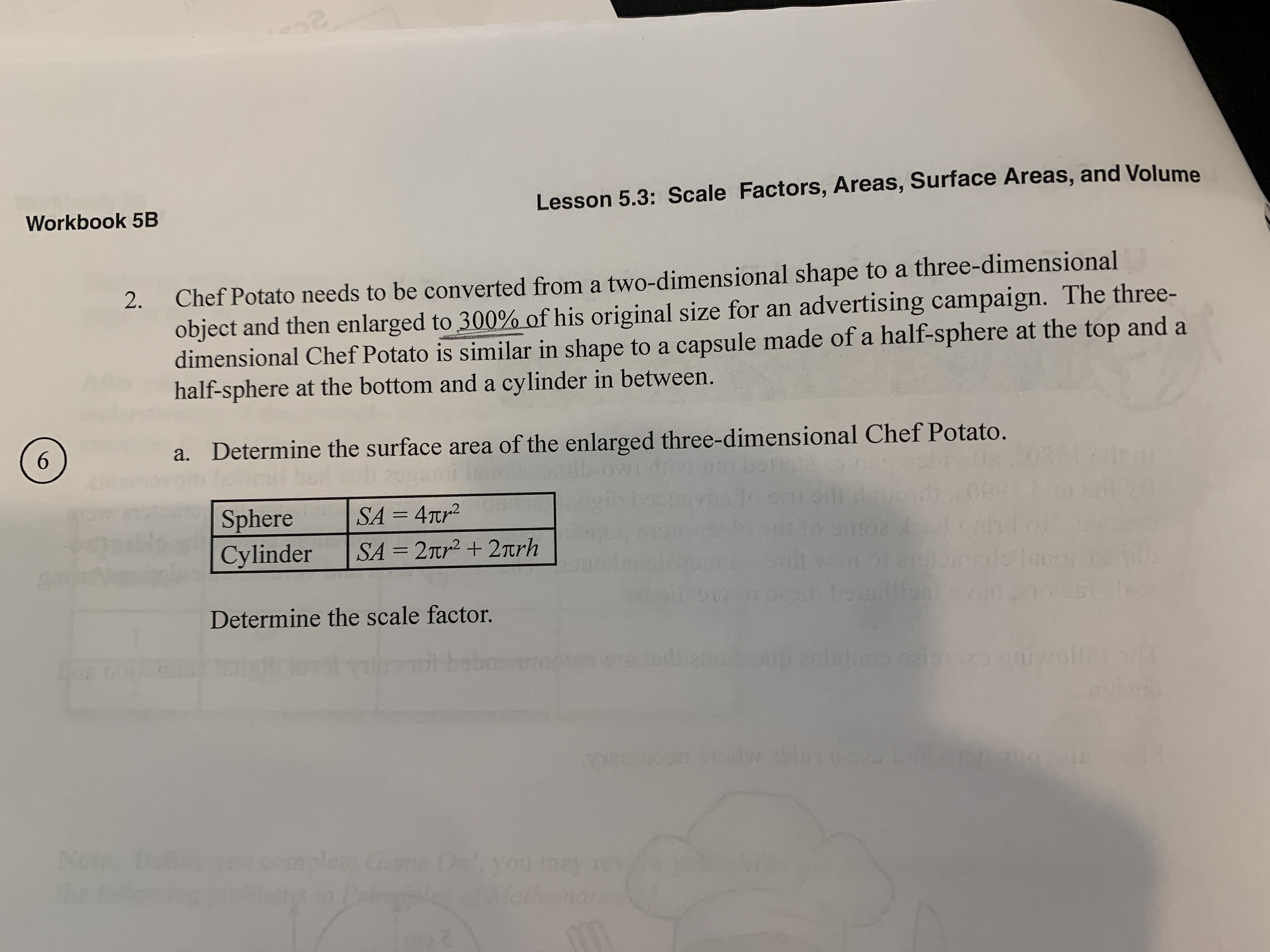 i Can't get it Workbook 5B Lesson 5.3: Scale
